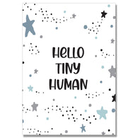 Hello Tiny Human Star Card